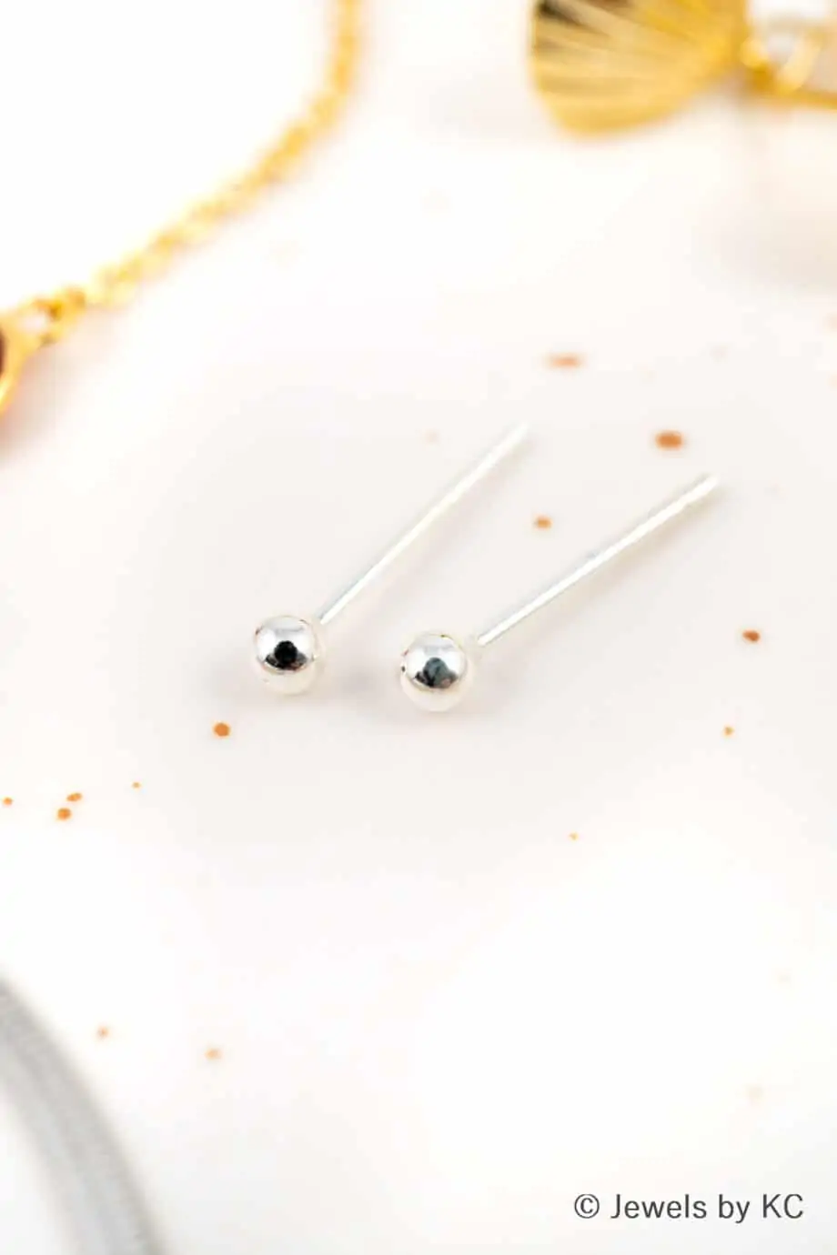 Zilveren oorknopjes bolletje minimalistische oorbellen